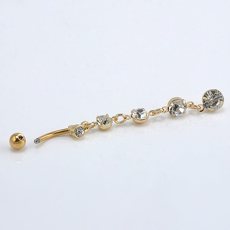 Great Barbell Rings Belly Dangles
