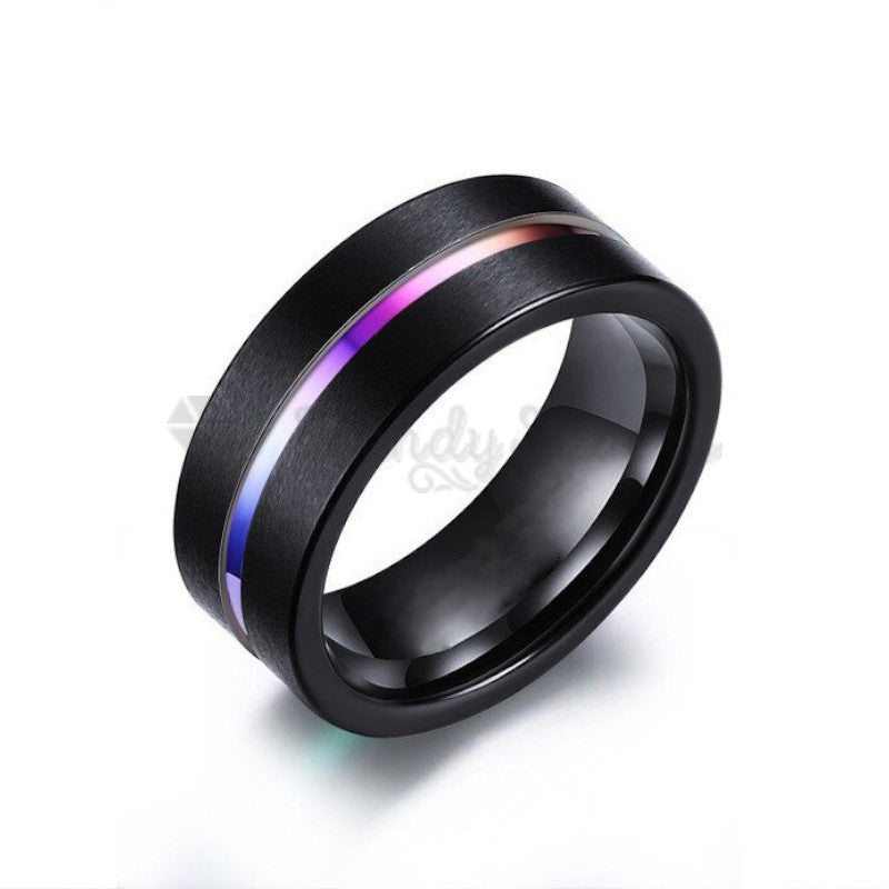 Titanium Steel Men Wedding Engagement Ring Band Size 11 (21mm) X - Y Comfort Fit