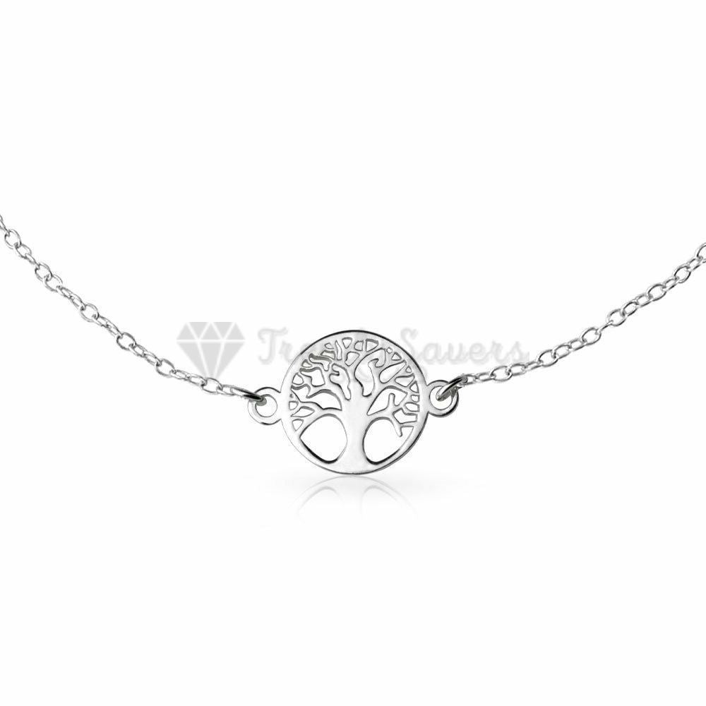 Tree Of Life Pendant Charm Adjustable Silver Anklet Chain Foot Beach Boho Gift