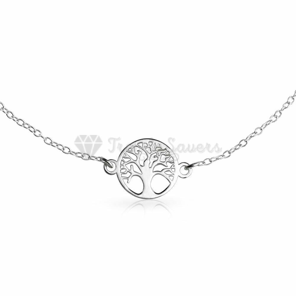 Tree Of Life Pendant Charm Adjustable Silver Anklet Chain Foot Beach Boho Gift