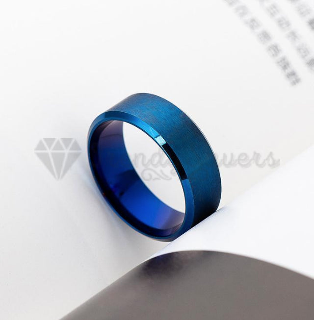 Exquisite Couple Casual Fashion Wedding Engagement Ring Band Size 9 (19mm) S - T