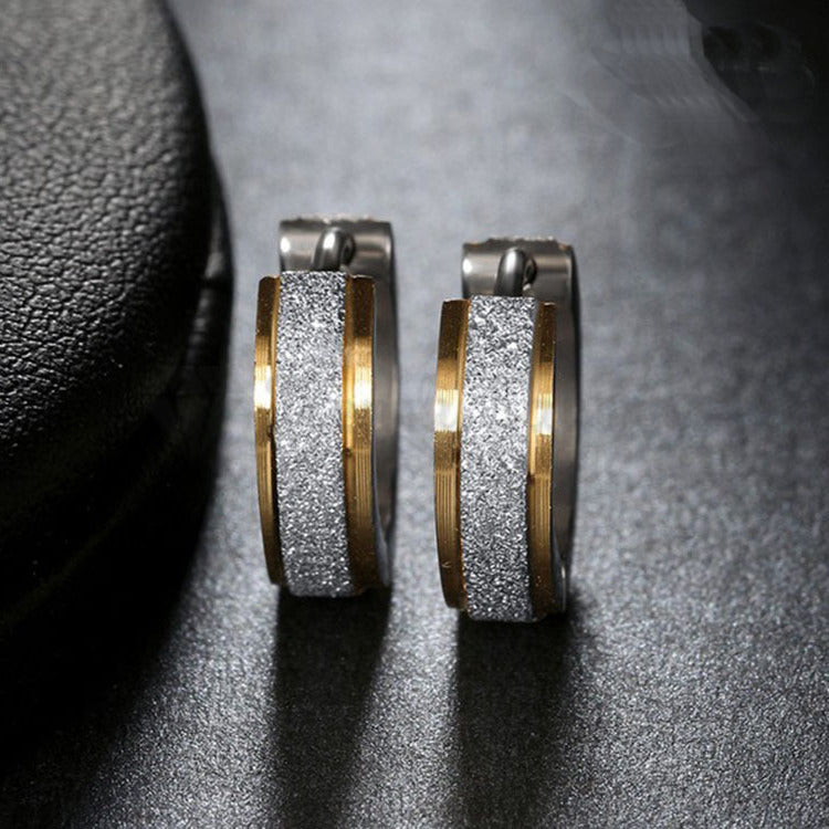 Hypoallergenic 316L Surgical Stainless Steel Gold Silver Huggie Hoop Earrings