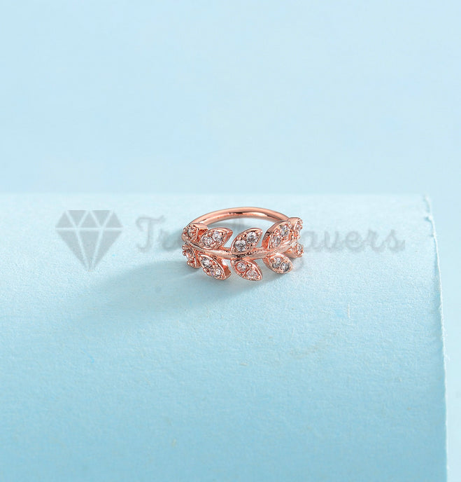 8MM Rose Gold Plated Ear Cuff Clip Wrap Non Piercing Earring Women Jewellery 1pc