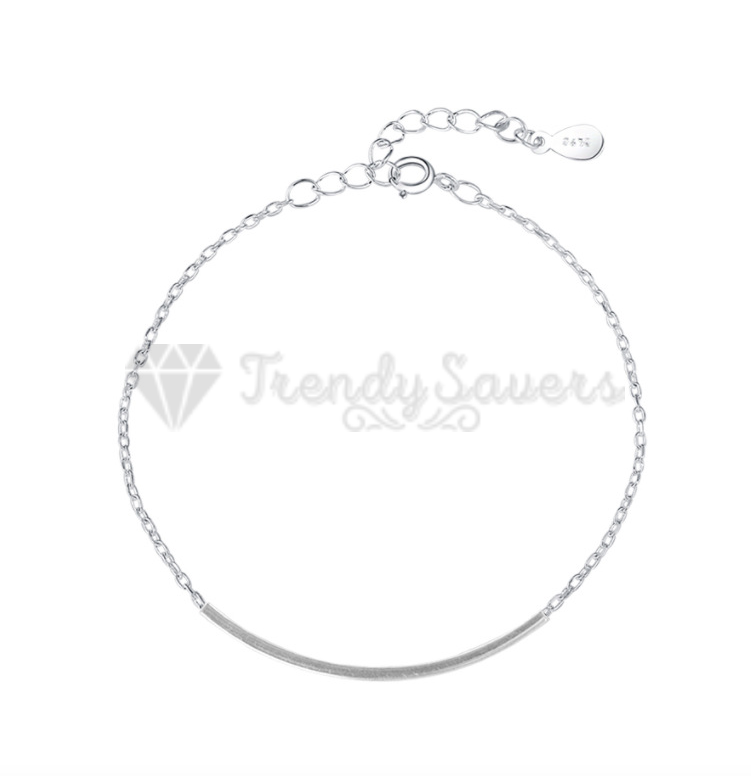 Stainless Steel Tube Elbow Silver Cable Link Chain Ankle Foot Bracelet Anklet