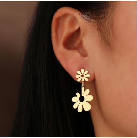 Trendy Earrings For Women Jewelry Daily Wear Gifts Stainless Steel Earrings