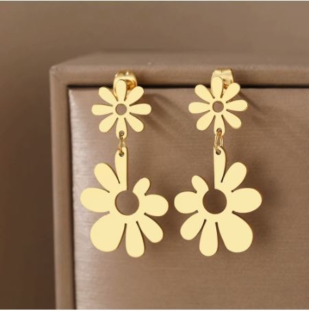 Trendy Earrings For Women Jewelry Daily Wear Gifts Stainless Steel Earrings