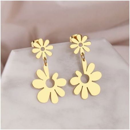 Trendy Earrings For Women Jewelry Daily Wear Gifts Stainless Steel Earrings