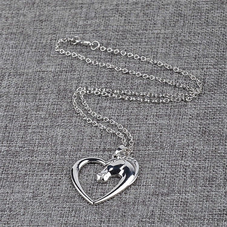 925 Silver Charming Horse Pendant Necklace