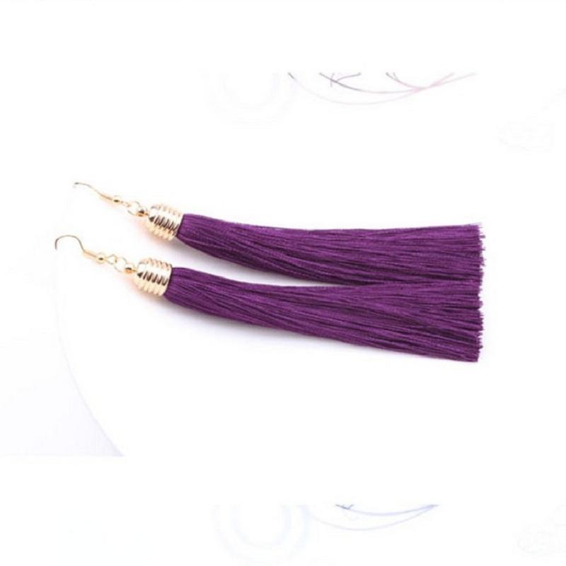 Stunning Fringe Drop Tassel Earrings
