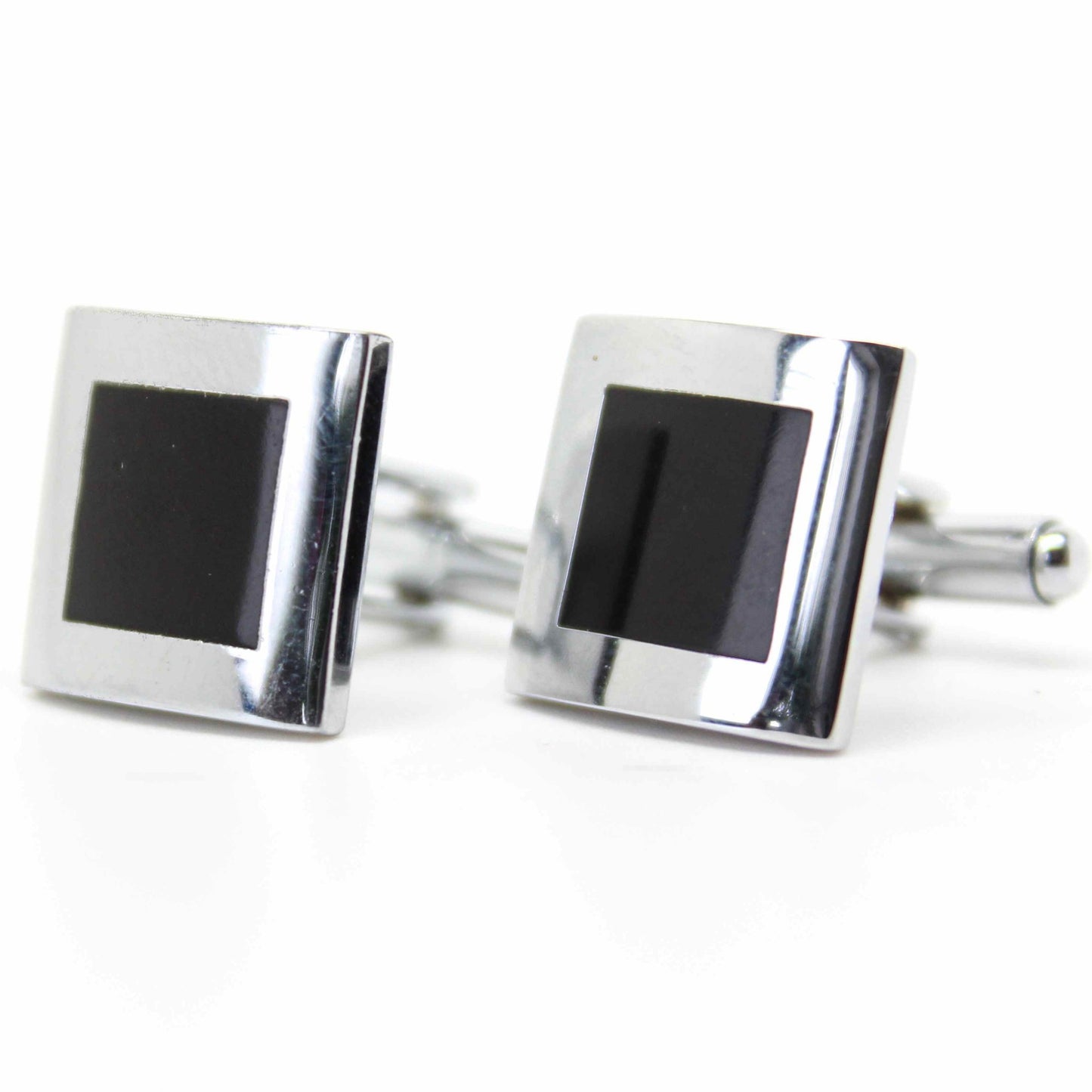 Awesome Black Square Cufflinks