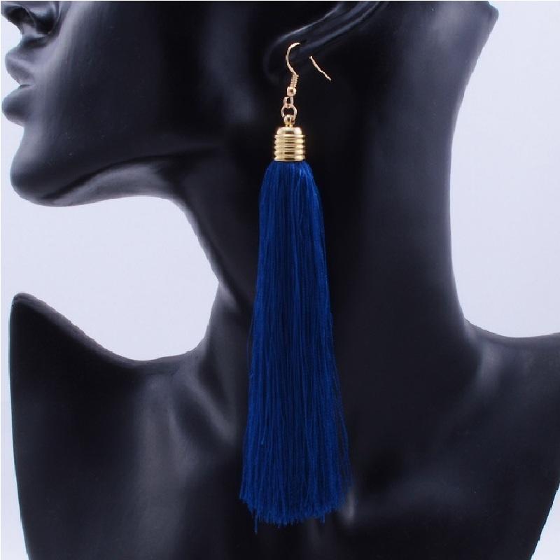 Stunning Fringe Drop Tassel Earrings