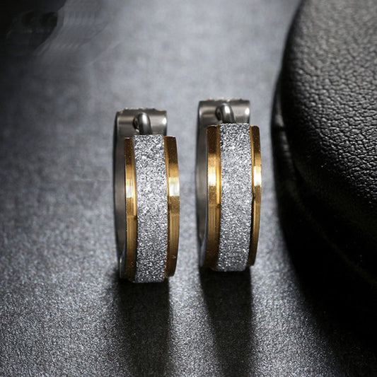 Hypoallergenic 316L Surgical Stainless Steel Gold Silver Huggie Hoop Earrings