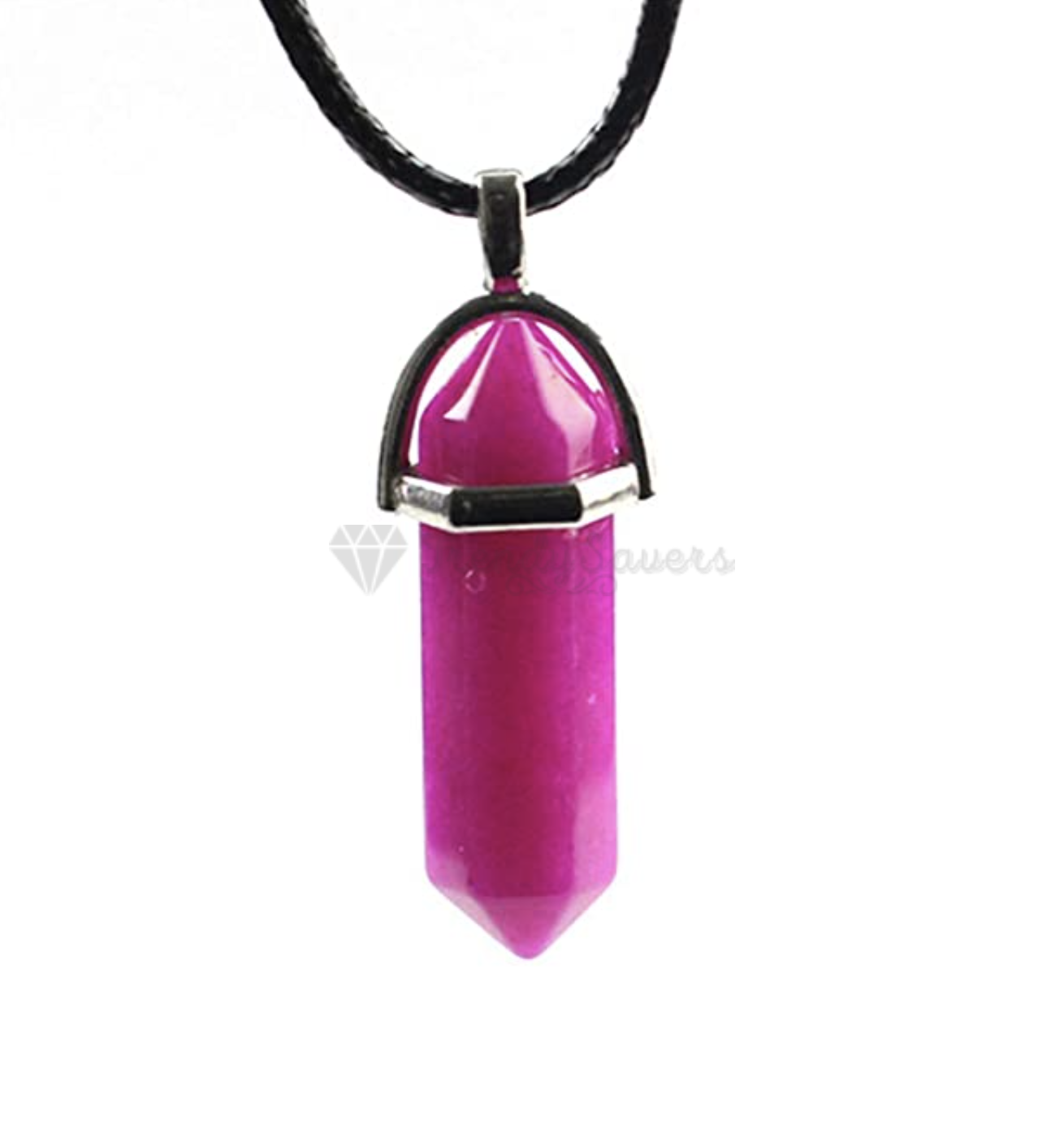 Rose Pink Quartz Chakra Crystal Healing Gemstone Pendant Necklace Jewellery Gift