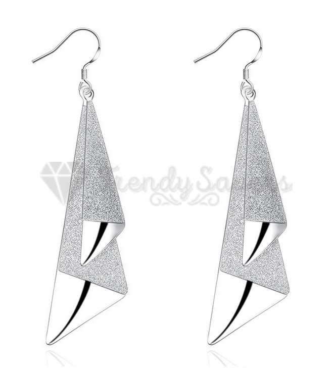 Long Drop Dangle Hook Earrings 925 Sterling Silver Women Girls Jewellery Gift