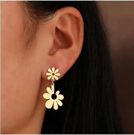 Trendy Earrings For Women Jewelry Daily Wear Gifts Stainless Steel Earrings