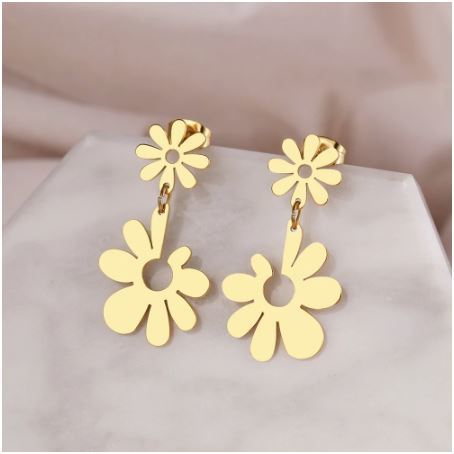 Trendy Earrings For Women Jewelry Daily Wear Gifts Stainless Steel Earrings