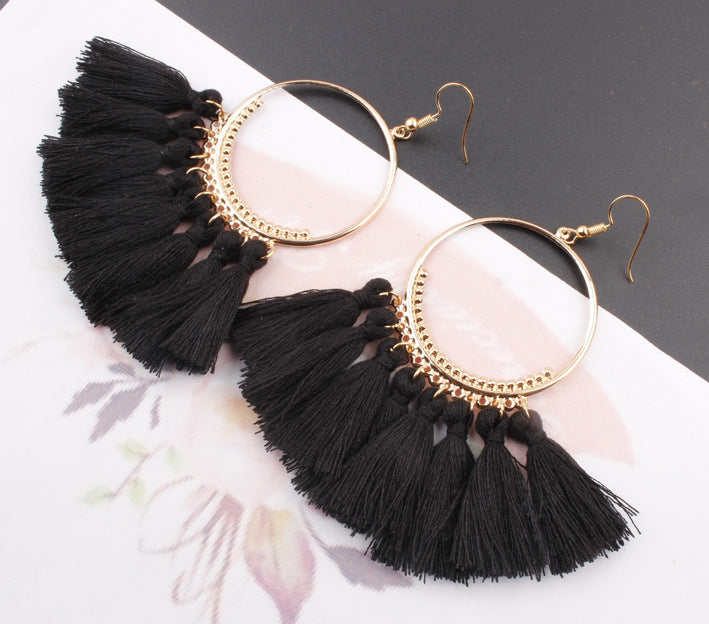 Ethnic Bohemian Handmade Tassel Earrings