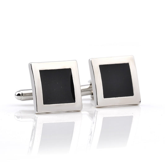 Awesome Black Square Cufflinks