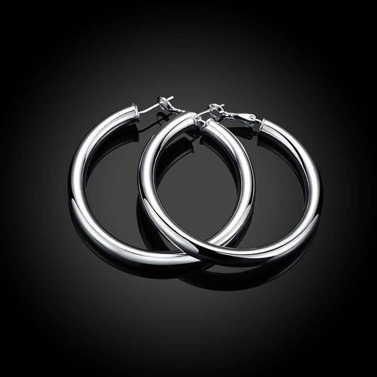 Polished Round Earrings
