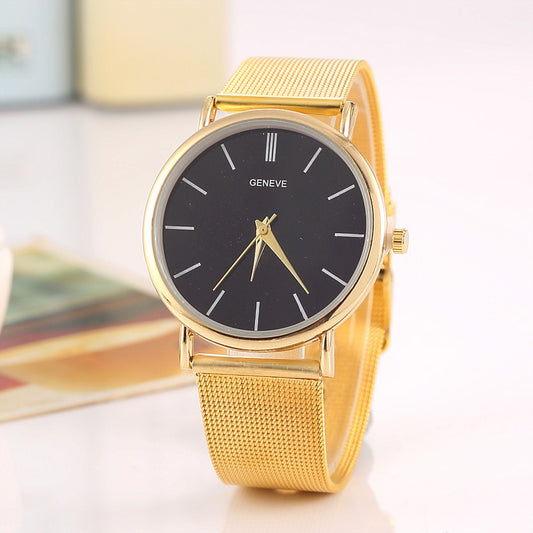 Stylish Gold Women Wristwatch