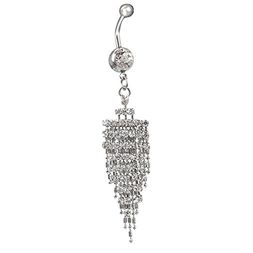 925 Sterling Silver Sexy Belly Dangle