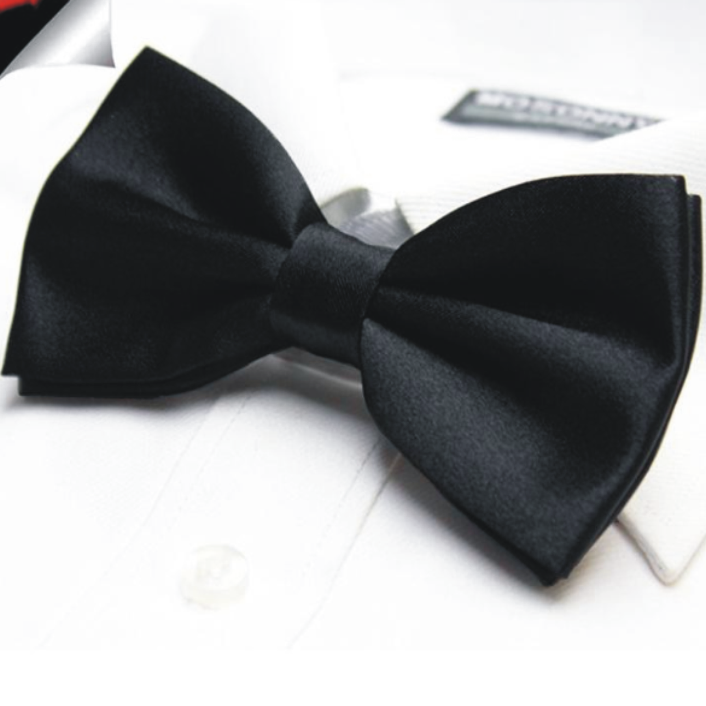Limited Edition Smooth Black Bowtie