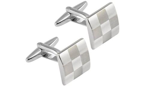 Beautiful Square Check Cufflinks