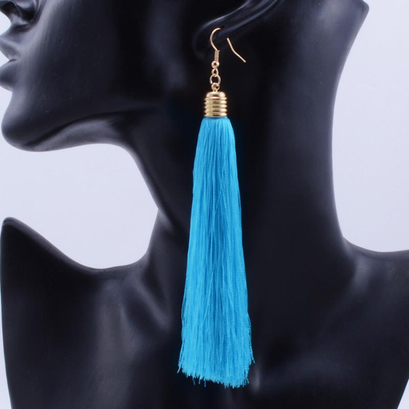 Stunning Fringe Drop Tassel Earrings